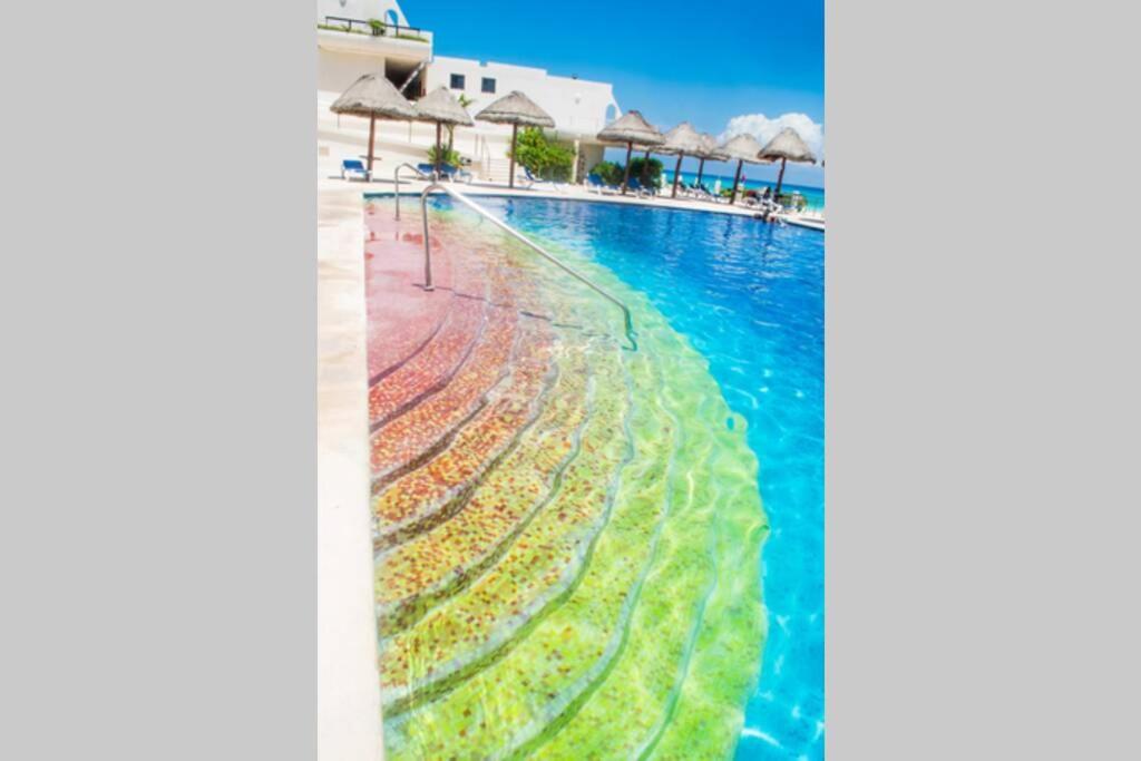 Villas Marlin 108, A Pie De Playa, Albercas, Jacuzi, Ubicacion Inmejorable Cancún Extérieur photo