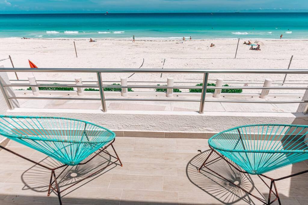 Villas Marlin 108, A Pie De Playa, Albercas, Jacuzi, Ubicacion Inmejorable Cancún Extérieur photo