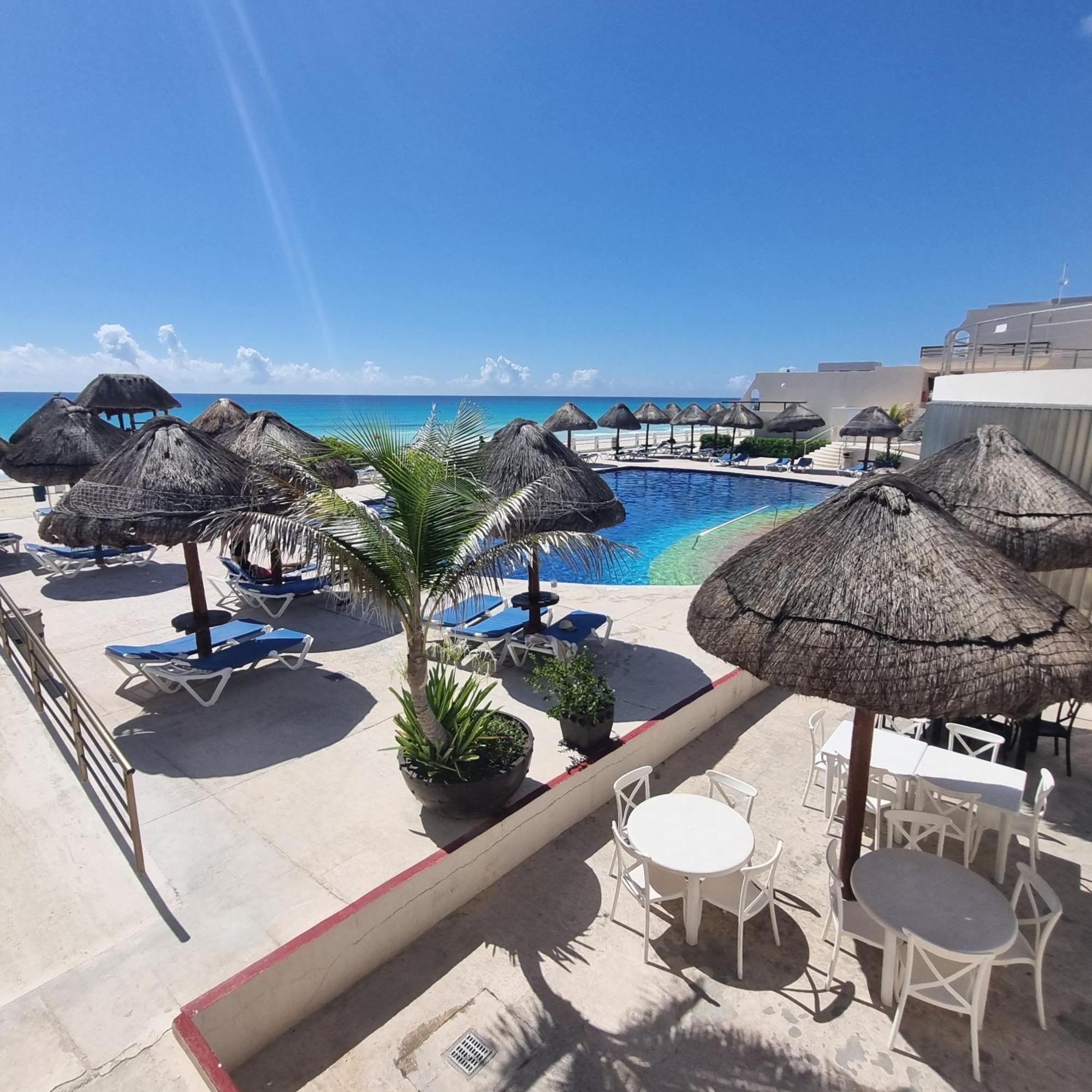 Villas Marlin 108, A Pie De Playa, Albercas, Jacuzi, Ubicacion Inmejorable Cancún Extérieur photo